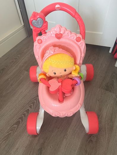Fisher Price Princess Mommy Stroll along musical walker