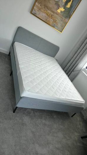 Ikea Slattum Grey Double Bed