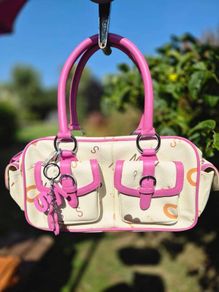 Newbridge Silver Leather Bag with Matching Keychain