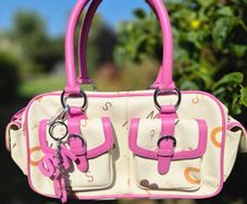 Newbridge Silver Leather Bag with Matching Keychain