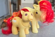 Mammy and Son Custom Sunburst Mountain Boy Ponies using MLP G1 Base My Little Pony