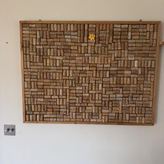 wine cork wall board