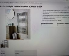 6 Electric Towel Radiators