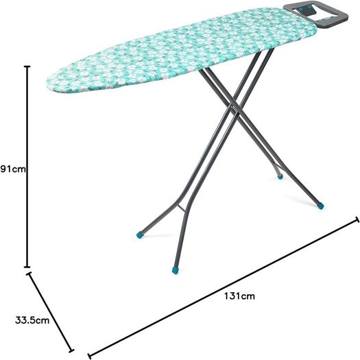 NEW SALE | Folding Ironing Board - Collapsible Ironing Table, 7 Variable Heights, Lightweight and Compact, Suitable for Left & Right-Handed Use, Adjustable Iron Rest