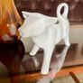 Whiteware Cow Milk Jug or Cream Pourer Newbridge Silverware Image 7
