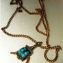 Vintage 9ct Tibetan Prayer Wheel Pendant & 22" Chain Image 8