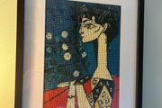 Framed diamond art picasso picture