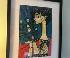 Framed diamond art picasso picture