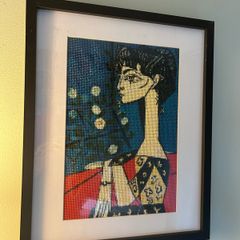 Framed diamond art picasso picture