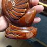 Redware 3 pc Matching Set 2 Swans Figurines 1 Planter Bowl Marked Japan Colorful Image 4