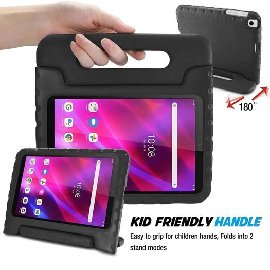 For Lenovo Tab M8 3rd Gen TB-8506F TB-8506X Kids Case Shockproof Cover With Stand - Black