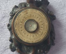 Vintage Chinese Feng Shui Turtle Compass