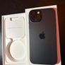 Apple iPhone 15 in black 128 gb with BURGA case and screen protector Image 3