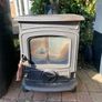 Stanley stove and black hearth Image 4