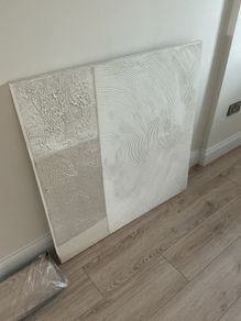 Textured canvas, middle of nowhere original, hand painted