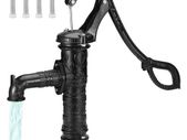 Antique Well Hand Pitcher Pump, 22 ft Maximum Lift, Cast Iron Manual Hand Water Pump with Ergonomic Handle G1-5/8
