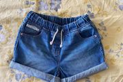 Next Girls Blue Denim Shorts - see 3 pics