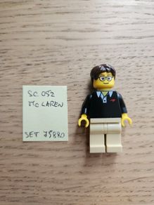 lego sc052 mclaren driver, set 75880