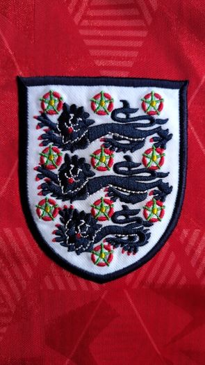 England football Score draw 1990 away shirt
