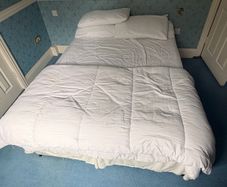 double bed (base and mattress)