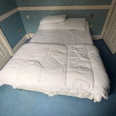 double bed (base and mattress)