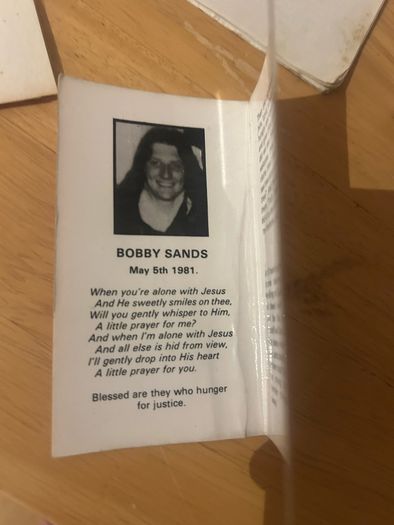 Rare 1981 Irish Hunger Strike Collection - Original Bobby Sands & Raymond McCreesh Memorial Cards, 1st Edition Pamphlets