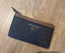 Michael Kors Brown & Gold Card Case / Small Purse