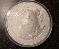 1kg Australian silver coin