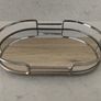 Silver mirror tray Image 2