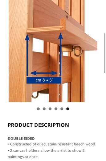 Easel - Double sided easel - Mabef Italy