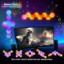 Hexagon LED Lights 8 Pack Hex Wall Light RGB Gaming Panels Hexagonal Smart Lighting Panel Sync to Music for Room Bar Gaming Setup Bedroom Image 6
