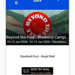 beyond the pale weekend camping