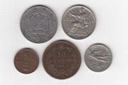 ITALIA, 5 x coins (No: 401)