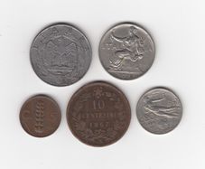 ITALIA, 5 x coins (No: 401)
