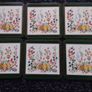 Vintage Aynsley " Somerset "  Square Coasters Image 3