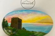 Hand Painted Castle Urquhart Rock
