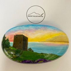 Hand Painted Castle Urquhart Rock