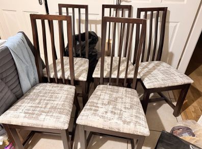 5 dining chairs