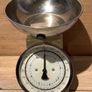 Vintage Typhoon Cream Mechanical Kitchen Weighing Scales Image 2