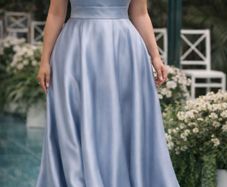 Satin Bridesmaid Dress Size 12 Perfect Condition