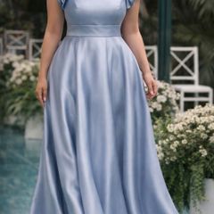 Satin Bridesmaid Dress Size 12 Perfect Condition
