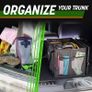 NEW SALE |  Car Boot Organiser (Black) - Storage with Tie Down Straps, Best for Tidy Auto Organization & Boot Bag Maintenance Image 2