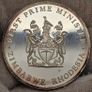 Zimbabwe Rhodesia 1979 Bishop Muzorewa First Prime Minister 999.9 Silver 40 Grams Image 4