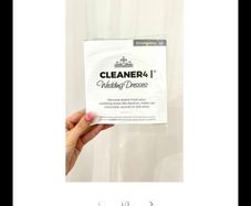 Emergency wedding dress cleaning set