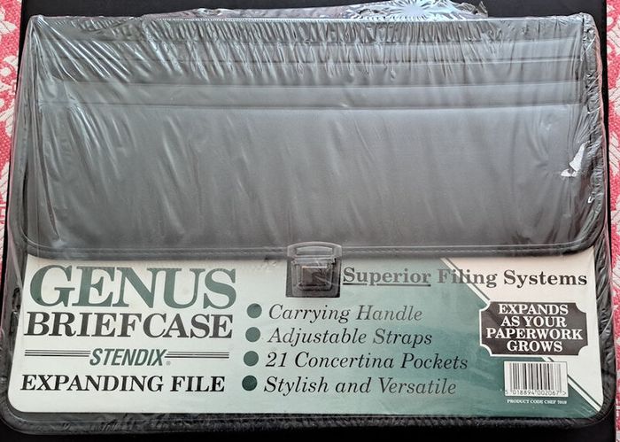 Genus Leather Briefcase by Stendix - New Old Stock