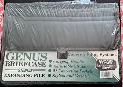 Genus Leather Briefcase by Stendix - New Old Stock