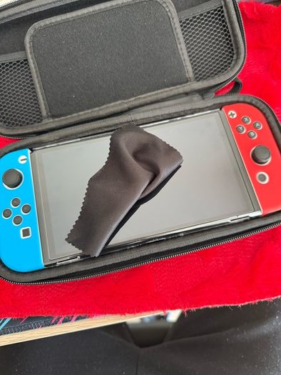 Nintendo Switch OLED Mint Condition Full Bundle (Like New)