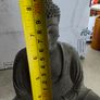 Meditating Buddha Statue, Concrete Garden Decor (8 1/4 Inch) Image 4