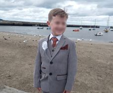 Boys Communion Suit and Shoes
