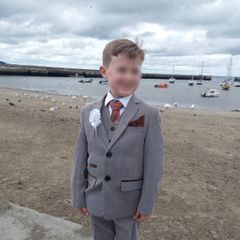 Boys Communion Suit and Shoes